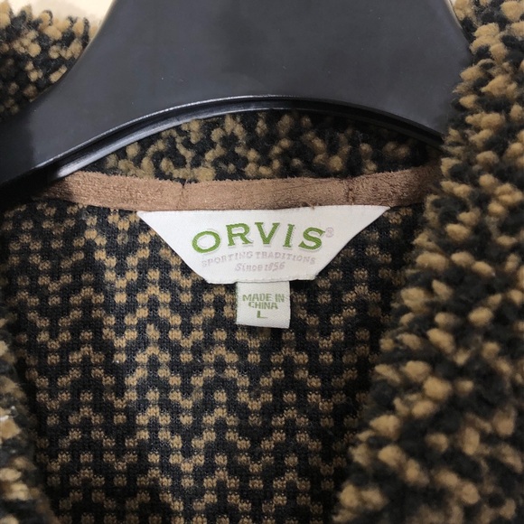 Orvis Casual Fleece Sherpa Coat - Picture 4 of 7